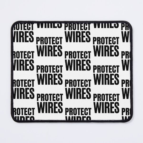 Item preview, Protect WIRES Black designed and sold by ProtectWIRES.