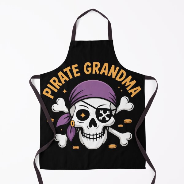 Item preview, Family Skull Pirate Grandma Crossbones Flag, Grandma Pirate Matching Skull designed and sold by Dabbing Turtle Designs.