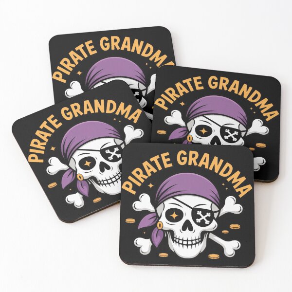 Item preview, Family Skull Pirate Grandma Crossbones Flag, Grandma Pirate Matching Skull designed and sold by Dabbing Turtle Designs.