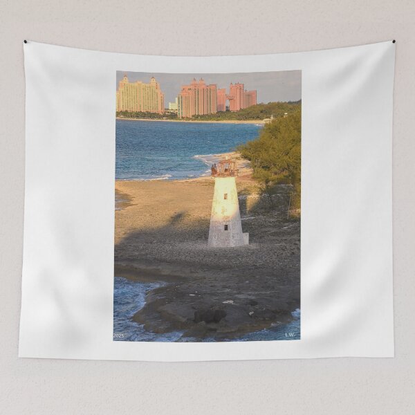 Item preview, Passing By Nassau Harbour Lighthouse Vertical designed and sold by LisaWootenPhoto.