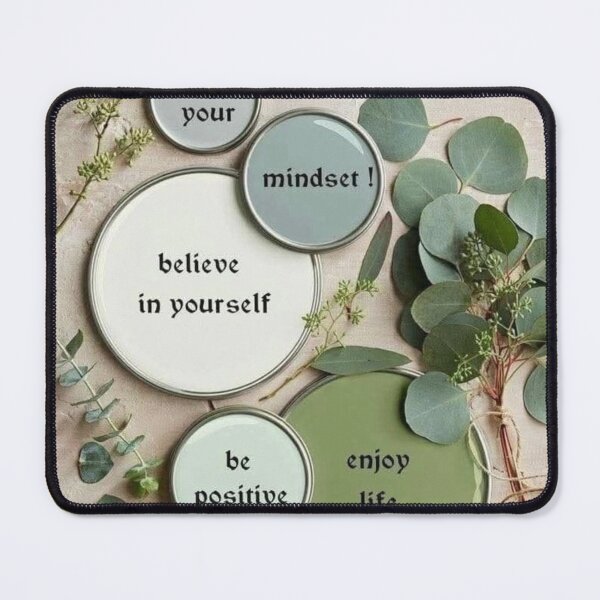 Item preview, Positive Mindset – Motivational Quote Design designed and sold by Aisha Creates.