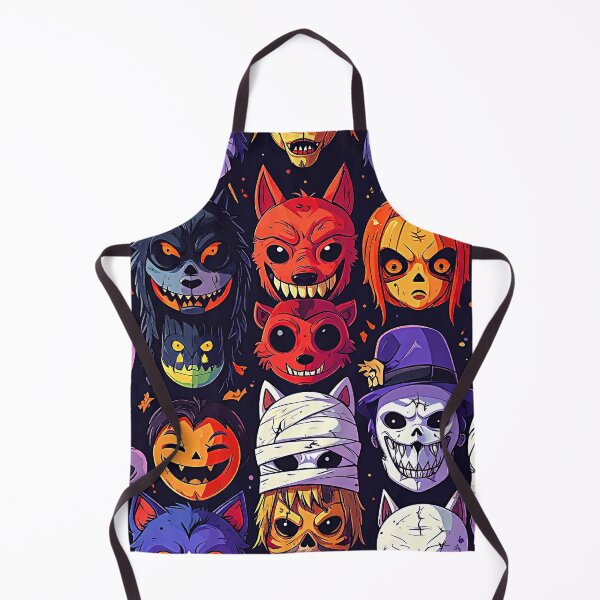 Item preview, Halloween Groovy Retro Monsters Colorful Designs Pattern designed and sold by DEC02.