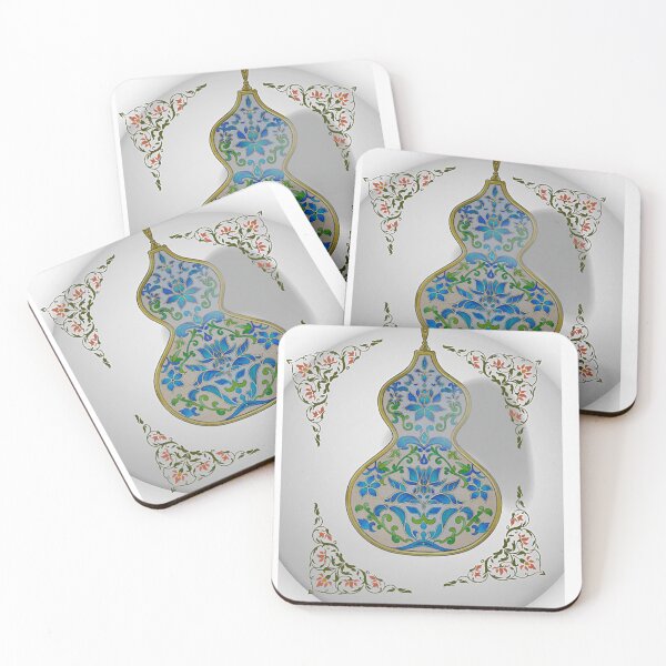 Item preview, Anatolian Tile motif /anatolian gourd motifs/gourd /gourd processing art,/decorative art/ottaman motifs /"Anatolian Ceramic & Pumpkin Art"  designed and sold by Raindreamart.