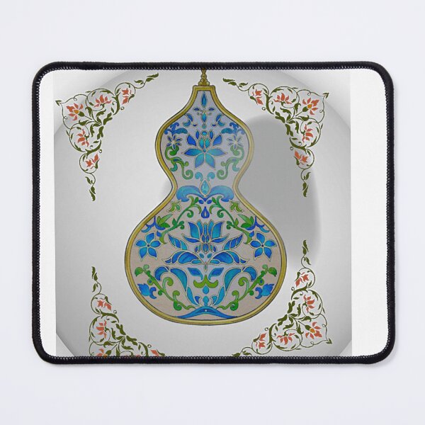 Item preview, Anatolian Tile motif /anatolian gourd motifs/gourd /gourd processing art,/decorative art/ottaman motifs /"Anatolian Ceramic & Pumpkin Art" designed and sold by Raindreamart.