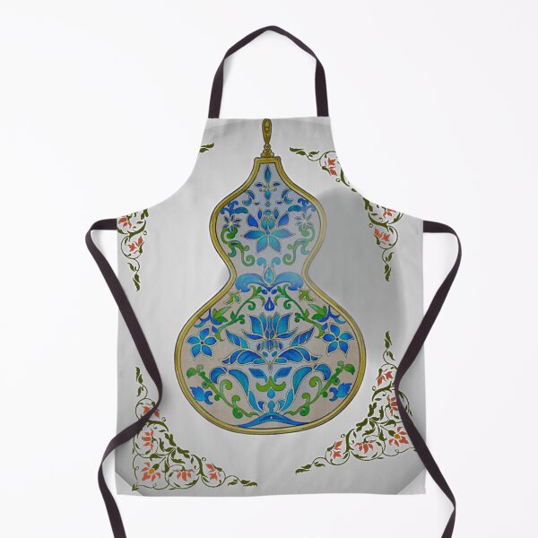 Item preview, Anatolian Tile motif /anatolian gourd motifs/gourd /gourd processing art,/decorative art/ottaman motifs /"Anatolian Ceramic & Pumpkin Art"  designed and sold by Raindreamart.