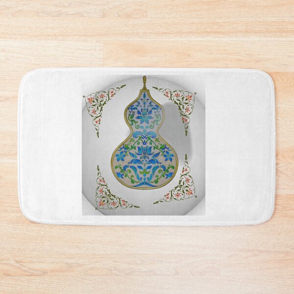 Item preview, Anatolian Tile motif /anatolian gourd motifs/gourd /gourd processing art,/decorative art/ottaman motifs /"Anatolian Ceramic & Pumpkin Art"  designed and sold by Raindreamart.