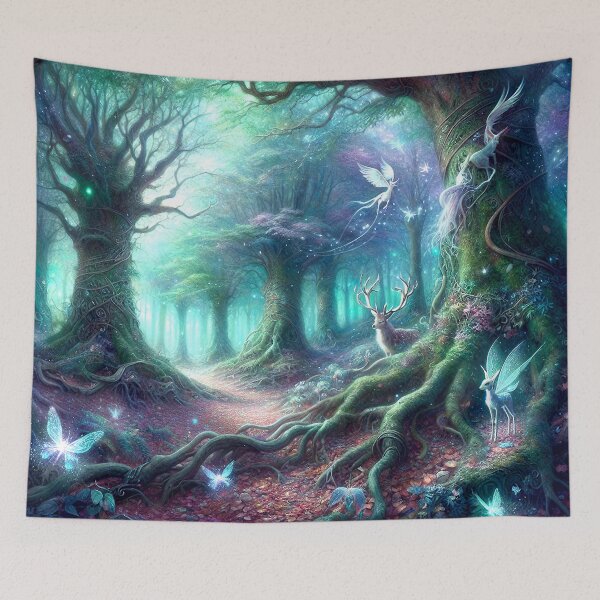 Item preview, Dreamy Forest Fairies designed and sold by Sharon Schwalbe.