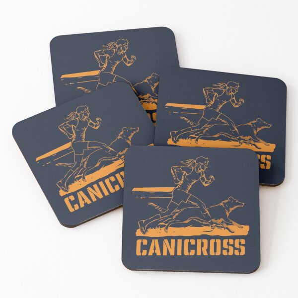 Item preview, Canicross – Run With Your Dog T-Shirt designed and sold by karimahmed84.