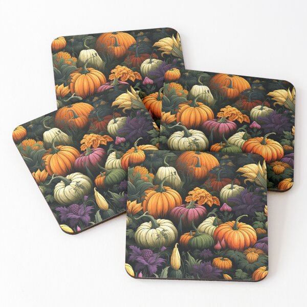 Item preview, Halloween Pumpkin Field Elegant Sophisticated Colorful Designs Pattern designed and sold by DEC02.