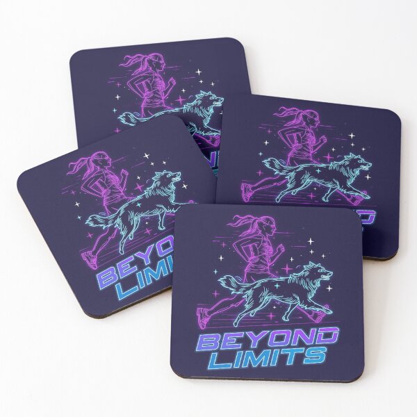 Item preview, Beyond Limits – Cosmic Neon Canicross T-Shirt designed and sold by karimahmed84.