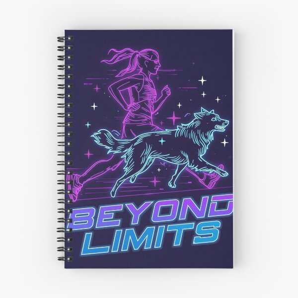 Item preview, Beyond Limits – Cosmic Neon Canicross T-Shirt designed and sold by karimahmed84.