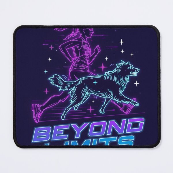 Item preview, Beyond Limits – Cosmic Neon Canicross T-Shirt designed and sold by karimahmed84.
