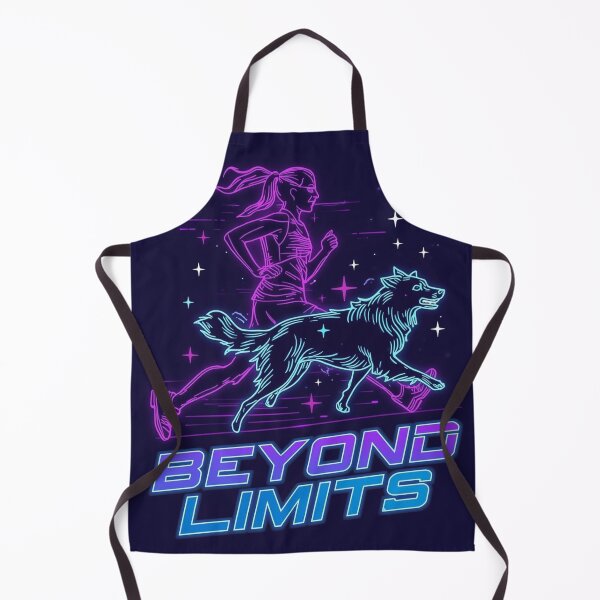 Item preview, Beyond Limits – Cosmic Neon Canicross T-Shirt designed and sold by karimahmed84.