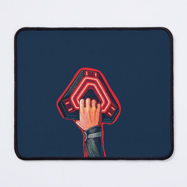 Item preview, Red Neon Digital Grid – Futuristic Cyber Sci-Fi Art designed and sold by What you are is Beautiful.