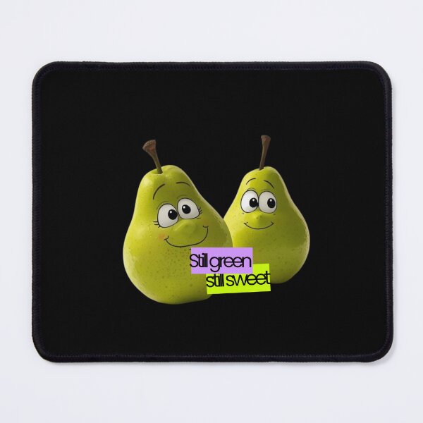 Item preview, Still Green Still Sweet | Cute Pear Cartoon Design designed and sold by WovennDesigns.