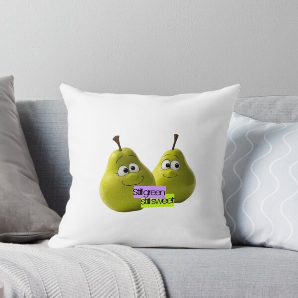 Item preview, Still Green Still Sweet | Cute Pear Cartoon Design designed and sold by WovennDesigns.