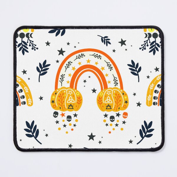 Item preview, Halloween Colorful Rainbows And Decorative Pumpkins Pattern designed and sold by DEC02.