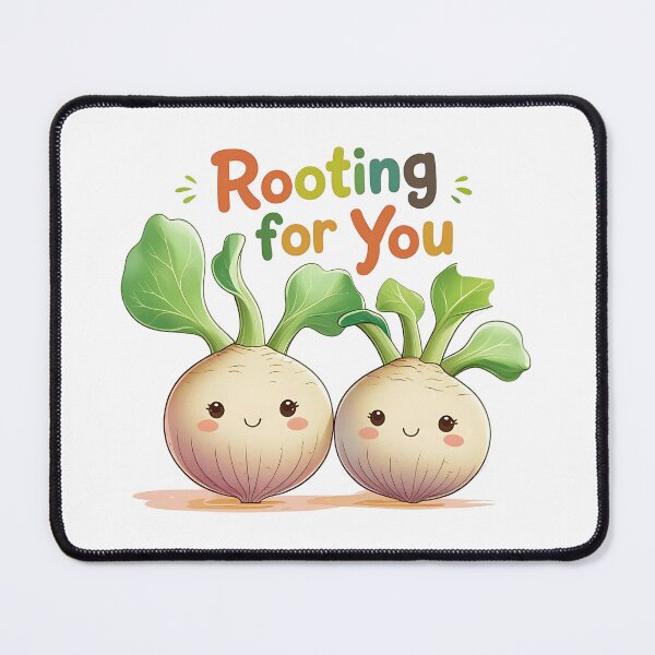 Item preview, Rooting for You, Foodie Veggie Pun Kawaii designed and sold by Bliss Find And Design.