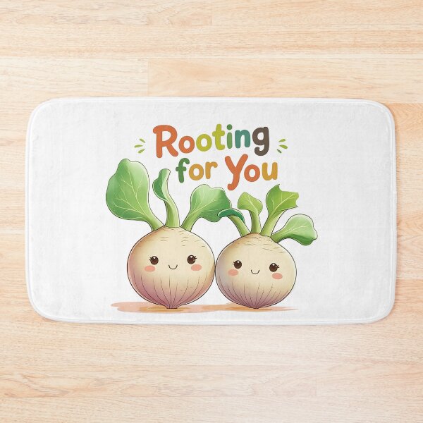 Item preview, Rooting for You, Foodie Veggie Pun Kawaii designed and sold by Bliss Find And Design.