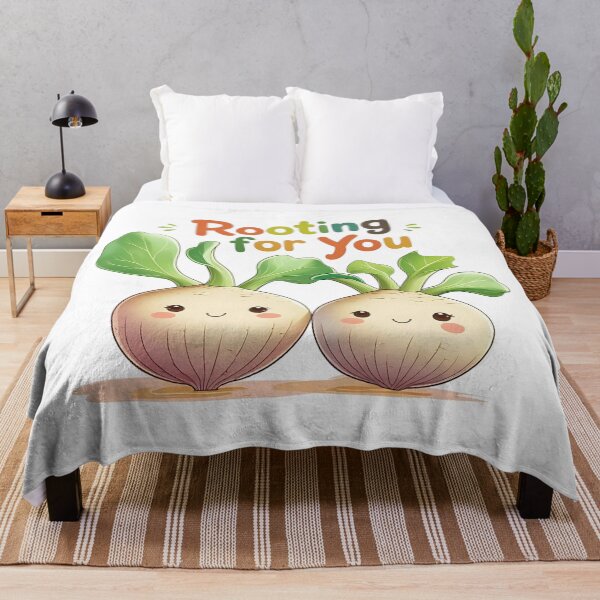 Item preview, Rooting for You, Foodie Veggie Pun Kawaii designed and sold by Bliss Find And Design.