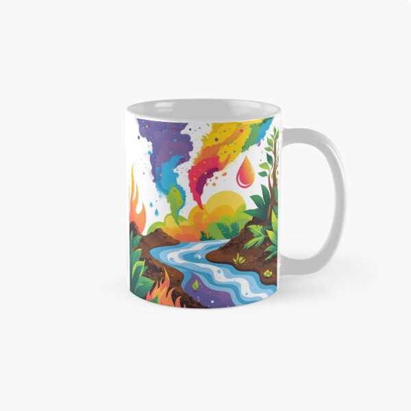Item preview, Elemental Fusion: A Vibrant Ecosystem designed and sold by UrvashiStudio.
