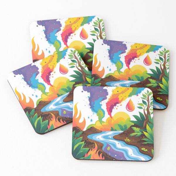 Item preview, Elemental Fusion: A Vibrant Ecosystem designed and sold by UrvashiStudio.