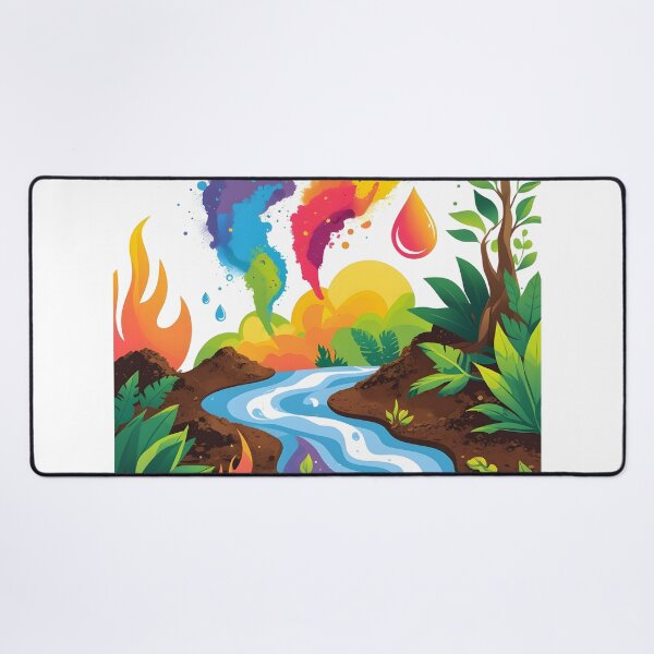 Item preview, Elemental Fusion: A Vibrant Ecosystem designed and sold by UrvashiStudio.