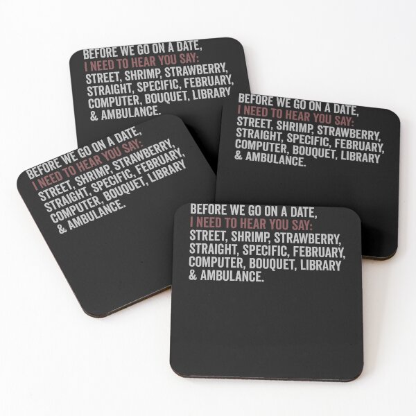 Item preview, Before We Go On a Date I Need To Hear You Say Pronunciation designed and sold by elderberry.