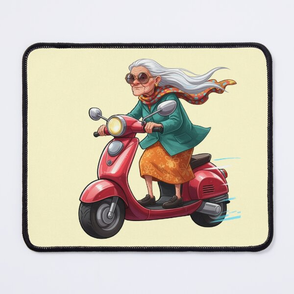 Item preview, Little Old Lady on Scooter - Bold & Adventurous Senior designed and sold by kornkobart.