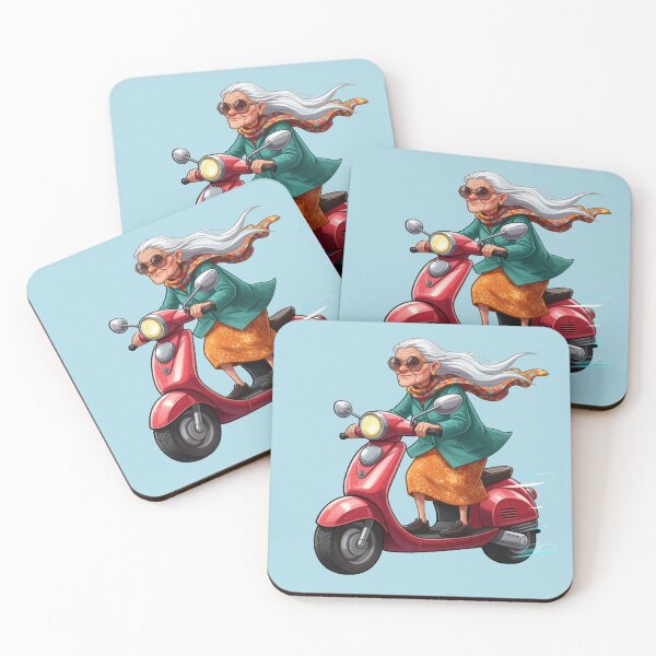 Item preview, Little Old Lady on Scooter - Bold & Adventurous Senior designed and sold by kornkobart.