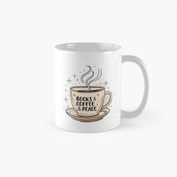 Item preview, books & coffee & peace designed and sold by Spirit of Siam.