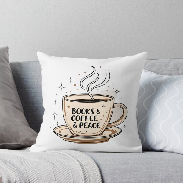 Item preview, books & coffee & peace designed and sold by Spirit of Siam.