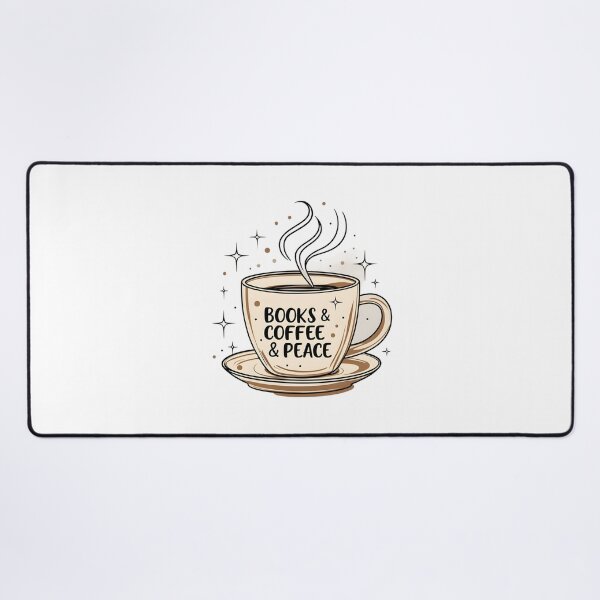 Item preview, books & coffee & peace designed and sold by Spirit of Siam.