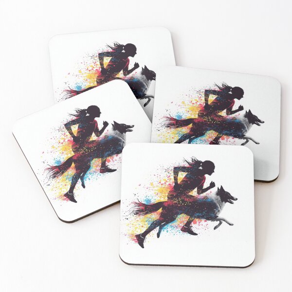 Item preview, Canicross Runner & Dog Silhouette Fusion | Dynamic Sport Design designed and sold by karimahmed84.