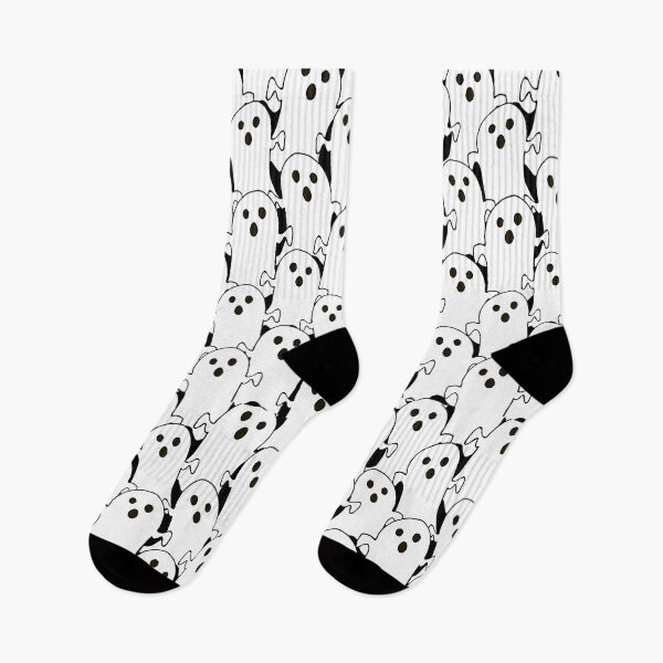 Item preview, Halloween Cute Cartoon Ghosts Pattern On Midnight Black designed and sold by DEC02.
