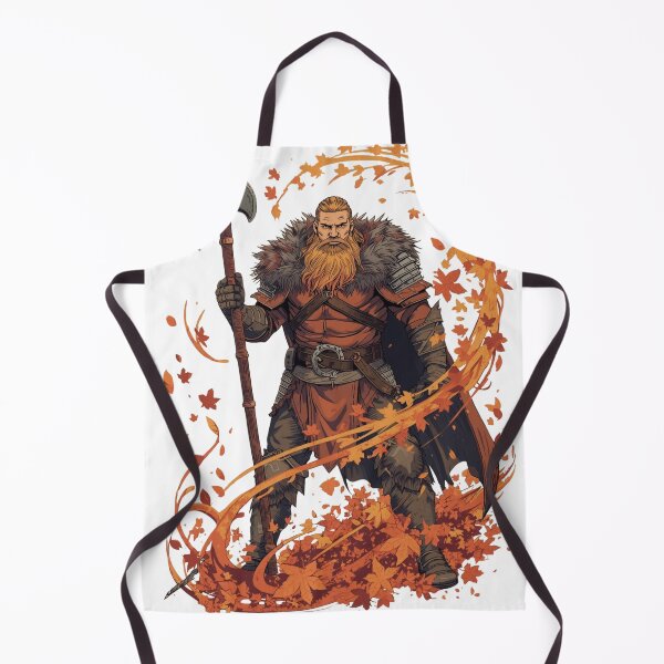 Item preview, Epic Viking warrior with autumn leaves designed and sold by ShadyLotl.
