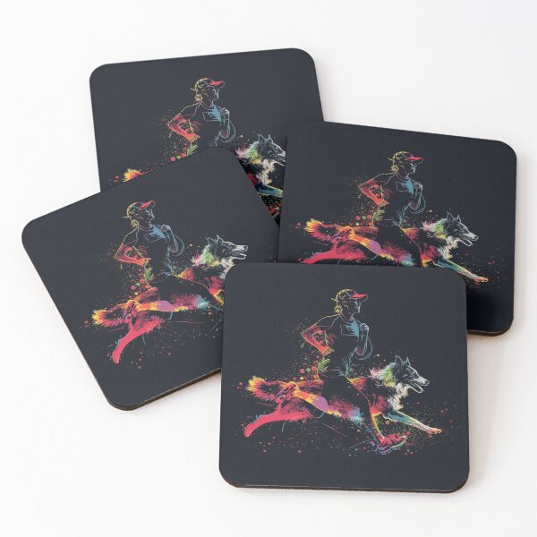 Item preview, Canicross Runner & Dog Silhouette Fusion | Dynamic Sport Design designed and sold by karimahmed84.