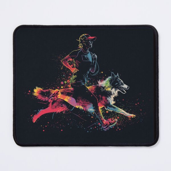 Item preview, Canicross Runner & Dog Silhouette Fusion | Dynamic Sport Design designed and sold by karimahmed84.