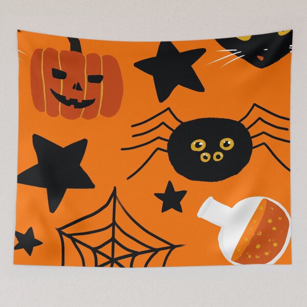 Item preview, Halloween Whimsical Jack-O-Lantern, Cat, And Spider Designs designed and sold by DEC02.