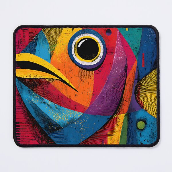 Item preview, Guardians of Marine Life - Striking Geometric Fish Celebrating Ocean Diversity designed and sold by OlfactoART Studio.