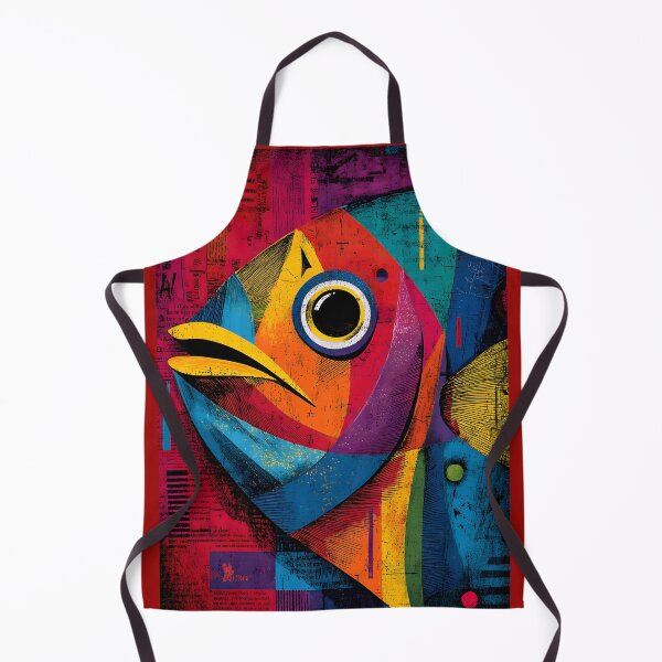 Item preview, Guardians of Marine Life - Striking Geometric Fish Celebrating Ocean Diversity designed and sold by OlfactoART Studio.