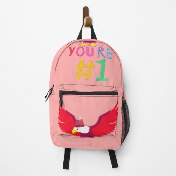 Item preview, Minimalist Red Eagle – Vibrant Bald Eagle with Motivational Quote "You Are Number One designed and sold by Naturalite19.