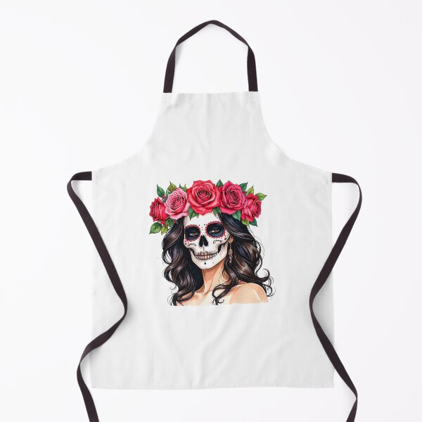 Item preview, SKULL WITH CROWN OF ROSES designed and sold by cubiask.