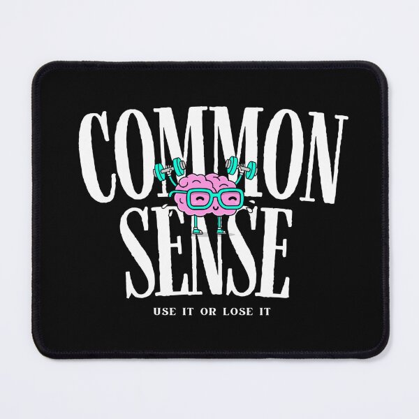 Item preview, Cartoon Brain Common Sense designed and sold by BecDill.
