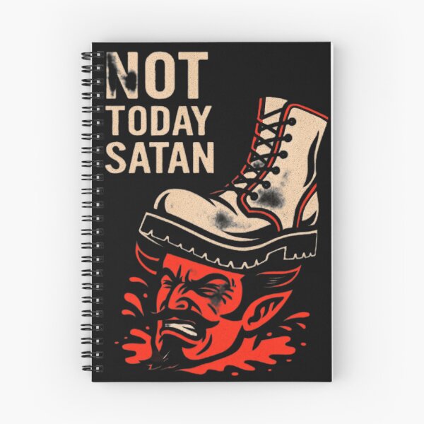 Item preview, Not Today Satan designed and sold by Beyond Death.
