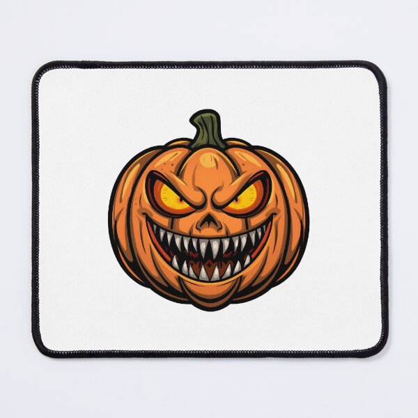Item preview, Evil Scary Pumpkin Jack-O’-Lantern Horror Halloween Sticker designed and sold by Barkybond.