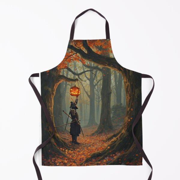 Item preview, Epic Samurai with Halloween Pumpkin designed and sold by ShadyLotl.