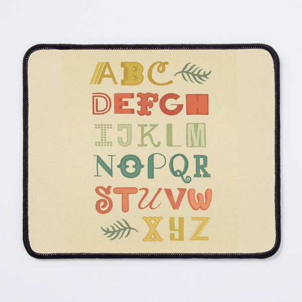 Item preview, Vintage Alphabet Typography designed and sold by pinkmonkeybird.