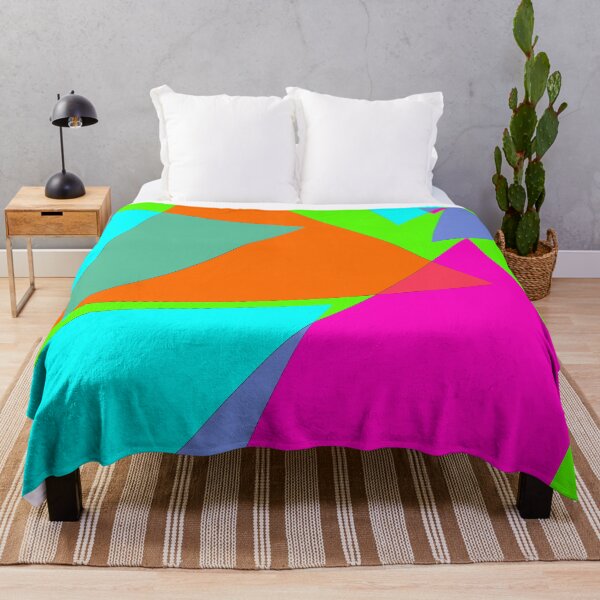 Item preview, Vibrant triangles designed and sold by FalsDoodles.