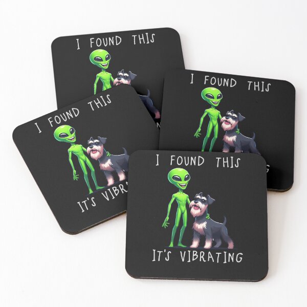 Item preview, Funny Schnauzer Found This Its Vibrating Mom Dad Kids designed and sold by rafaeltto.
